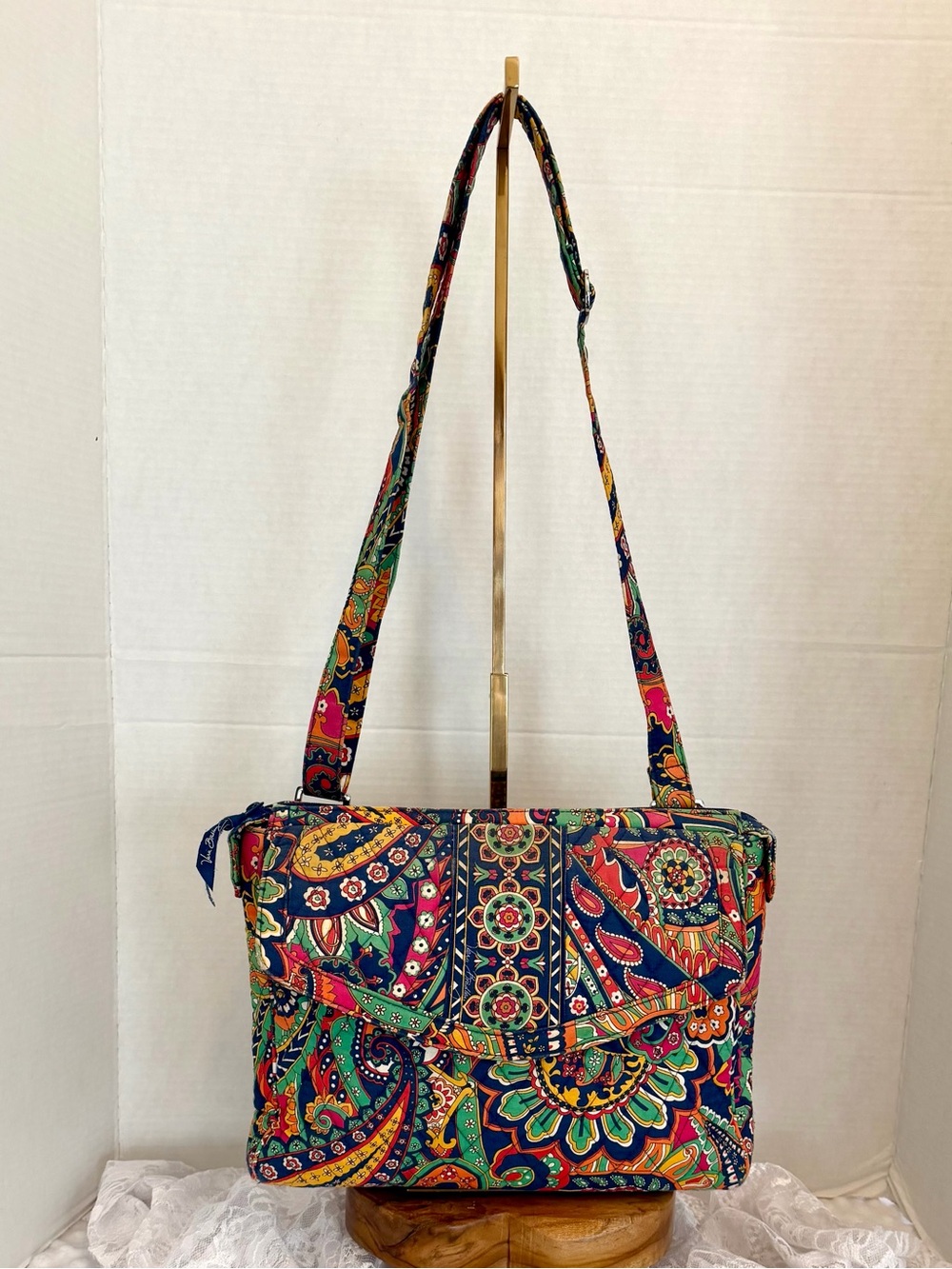 Vera Bradley Paisley Crossbody Bag Paisley, RETIRED